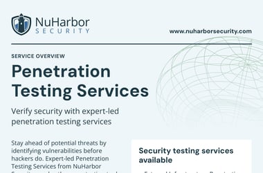 Penetration Testing Services Overview